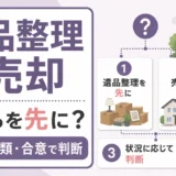 遺品整理と不動産売却の順番を期限・書類・合意で判断する図解