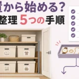 物置から始める生前整理の5つの手順を示すサムネイル