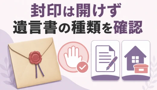 遺言書が見つかったら？開封前の確認手順と検認が必要なケース